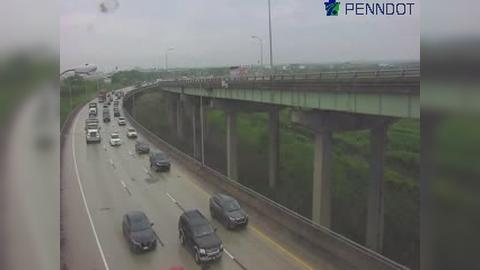 Traffic Cam Philadelphia: I-95 @ MM 14.5 (SOUTH OF GIRARD POINT BRIDGE)