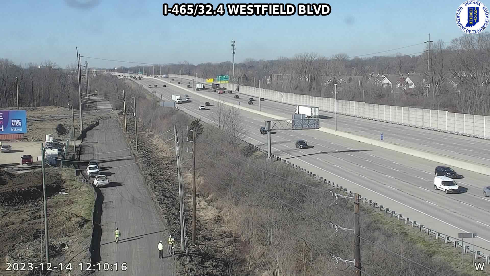 Traffic Cam Nora: I-465: I-465/32.4 WESTFIELD BLVD