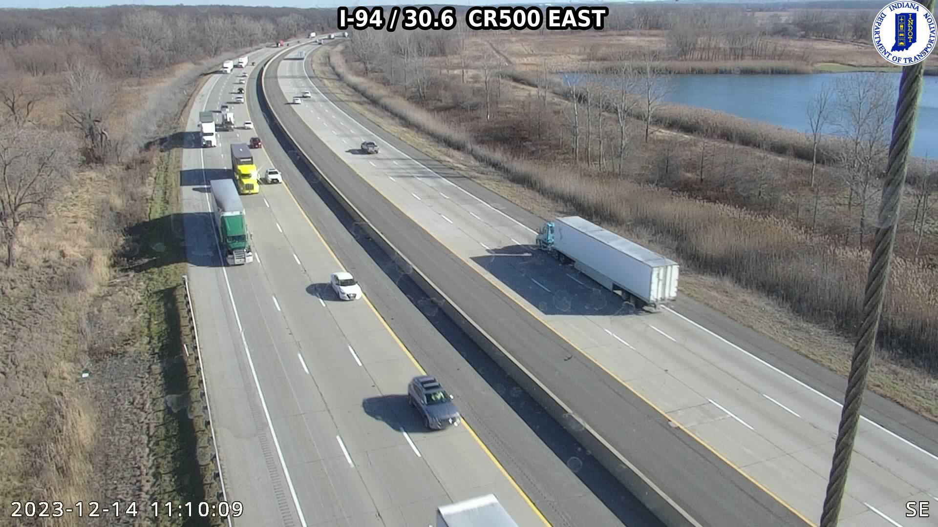 Traffic Cam Town of Pines: I-94: I-94 - 30.6 CR500 EAST: I-94 - 30.6 CR500 EAST