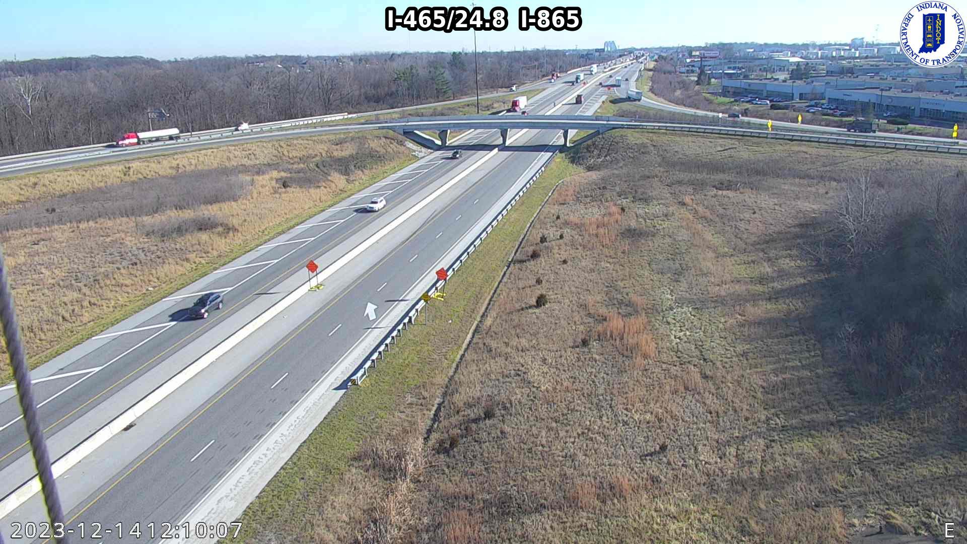 Traffic Cam Zionsville: I-465: I-465/24.8 I-865 : I-465/24.8 I-865