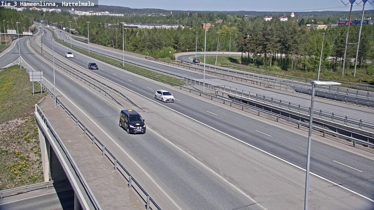 Traffic Cam Hameenlinna: Tie - Hattelmala - Tie 3 Tampereelle