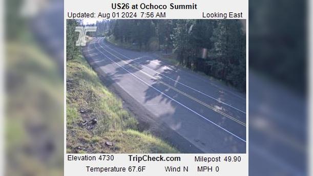 Traffic Cam Mitchell: US 26 at Ochoco Summit