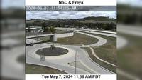 Spokane: US 395 NSC at MP 162.1: NSC 395 & Freya - Day time