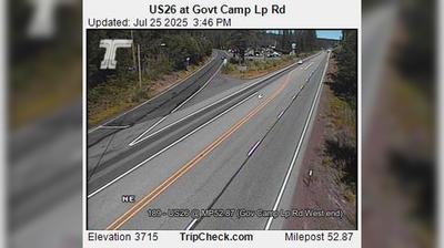 Government Camp: US26 at Govt Camp Lp Rd