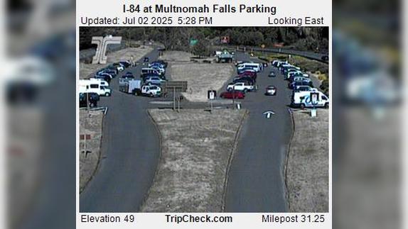 Traffic Cam Saint Cloud: I-84 at Multnomah Falls Parking