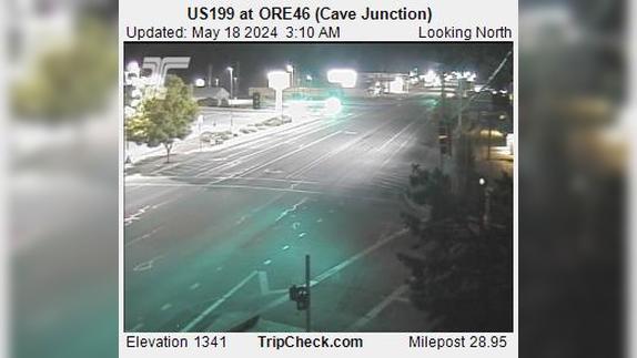 Traffic Cam Cave Junction: US 199 at ORE46