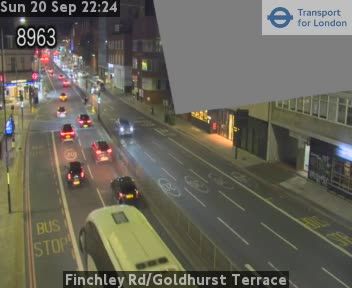 Traffic Cam London: Finchley Rd/Goldhurst Terrace