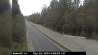 Current or last view Mill Bay › North: Vancouver Island, Hwy 1 south of − Rd Overpass at the Bamberton Park Ent