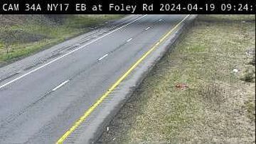 Traffic Cam Fivemile Point › East: NY 17 at VMS 7 (Foley Road EB)