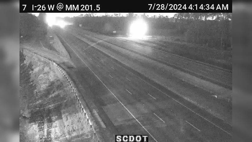 Traffic Cam Tall PInes: I-26 W @ MM 201.5 (WB Rest Area)