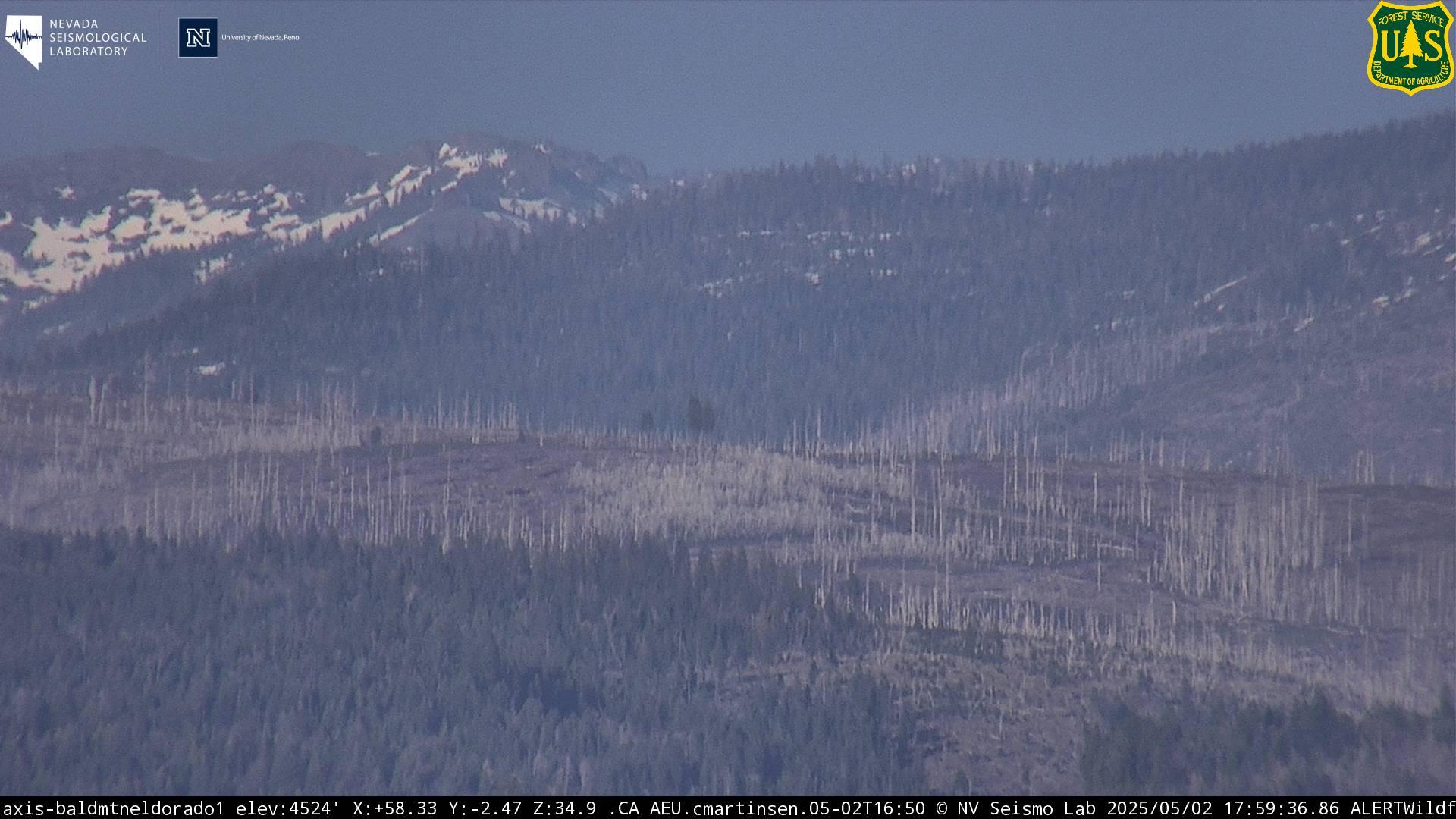 Quintette Eldorado: Majestic Bald Mountain Views Webcam