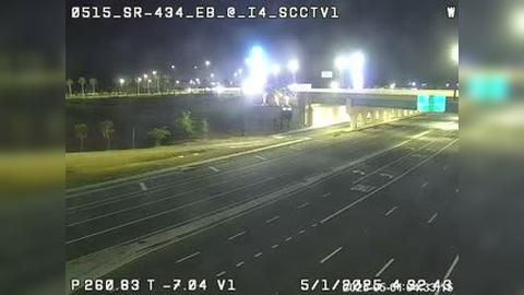 Traffic Cam Altamonte Springs: SR-434 @ I-4-SCCTV1 EB