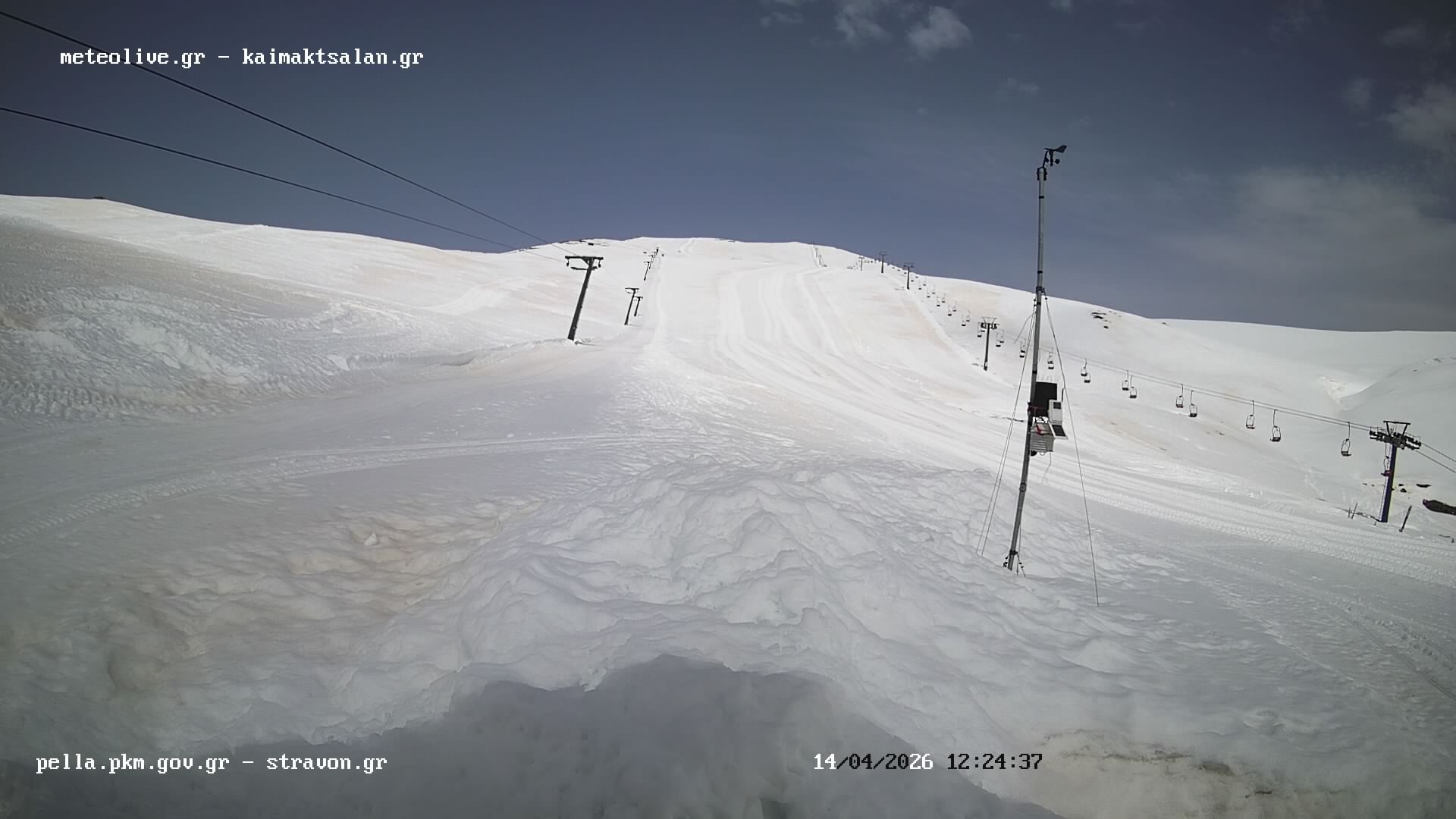 Traffic Cam Zervi › North: Ski center Voras - Kaimaktsalan