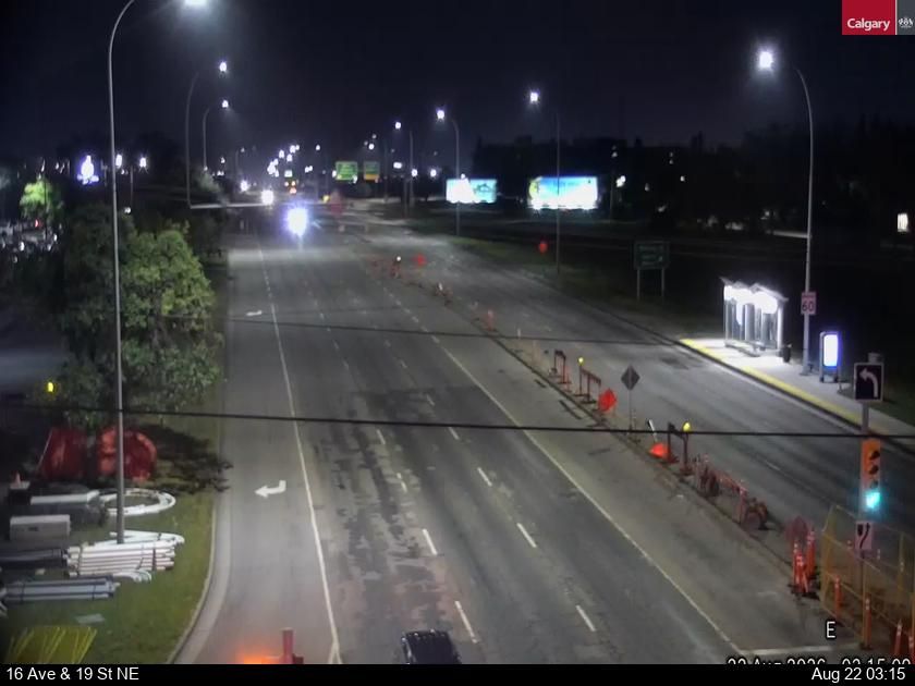 Traffic Cam Vista Heights: 16 Ave - 19 St NE