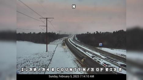 Traffic Cam Lemonweir: I-90/94 at County N/S of WIS