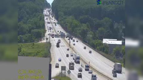 Traffic Cam Allentown: I-78 @ EXIT 57 (LEHIGH ST)