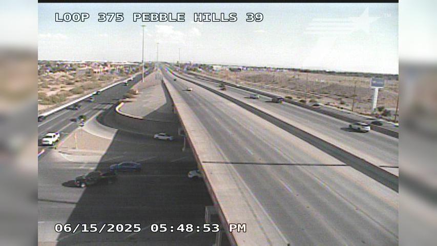 Traffic Cam El Paso › West: LP-375 @ Pebble Hills