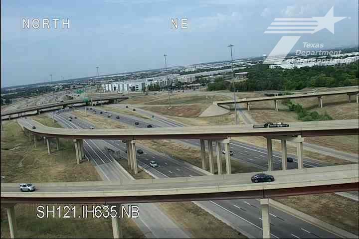 Traffic Cam Grapevine › North: SH 121 @ I-635 HM NB