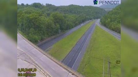 Traffic Cam Frailey Township: I-81 @ EXIT 107 (US 209 TREMONT/TOWER CITY)