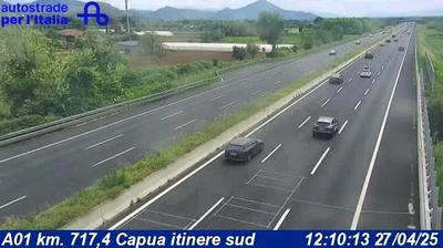 Preview delle webcam di Pignataro Maggiore: A01 km. 717,4 Capua itinere sud