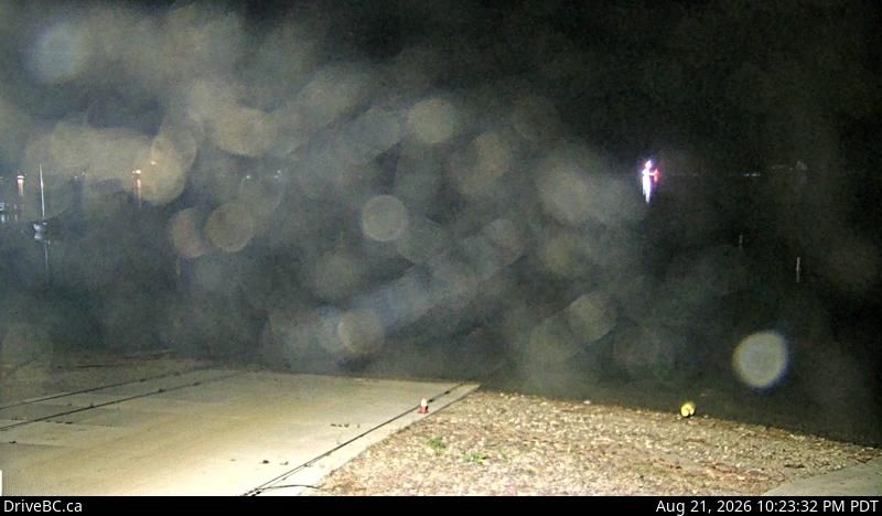 Traffic Cam Area P › West: Adams Lake Ferry west shore landing, looking at ferry landing on west side of lake