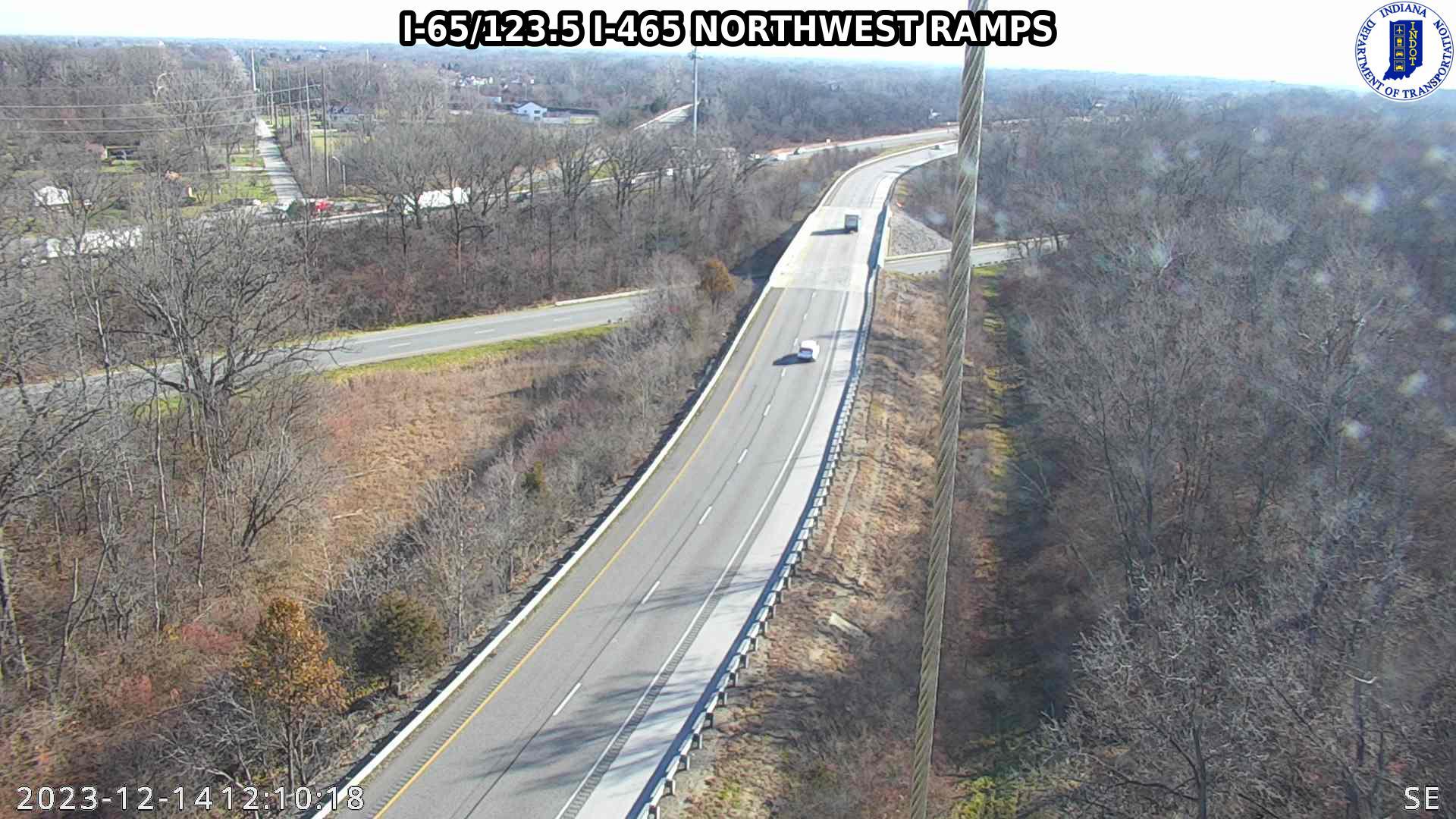 Traffic Cam Indianapolis: I-65: I-65/123.5 I-465 NORTHWEST RAMPS : I-65/123.5 I-465 NORTHWEST RAMPS