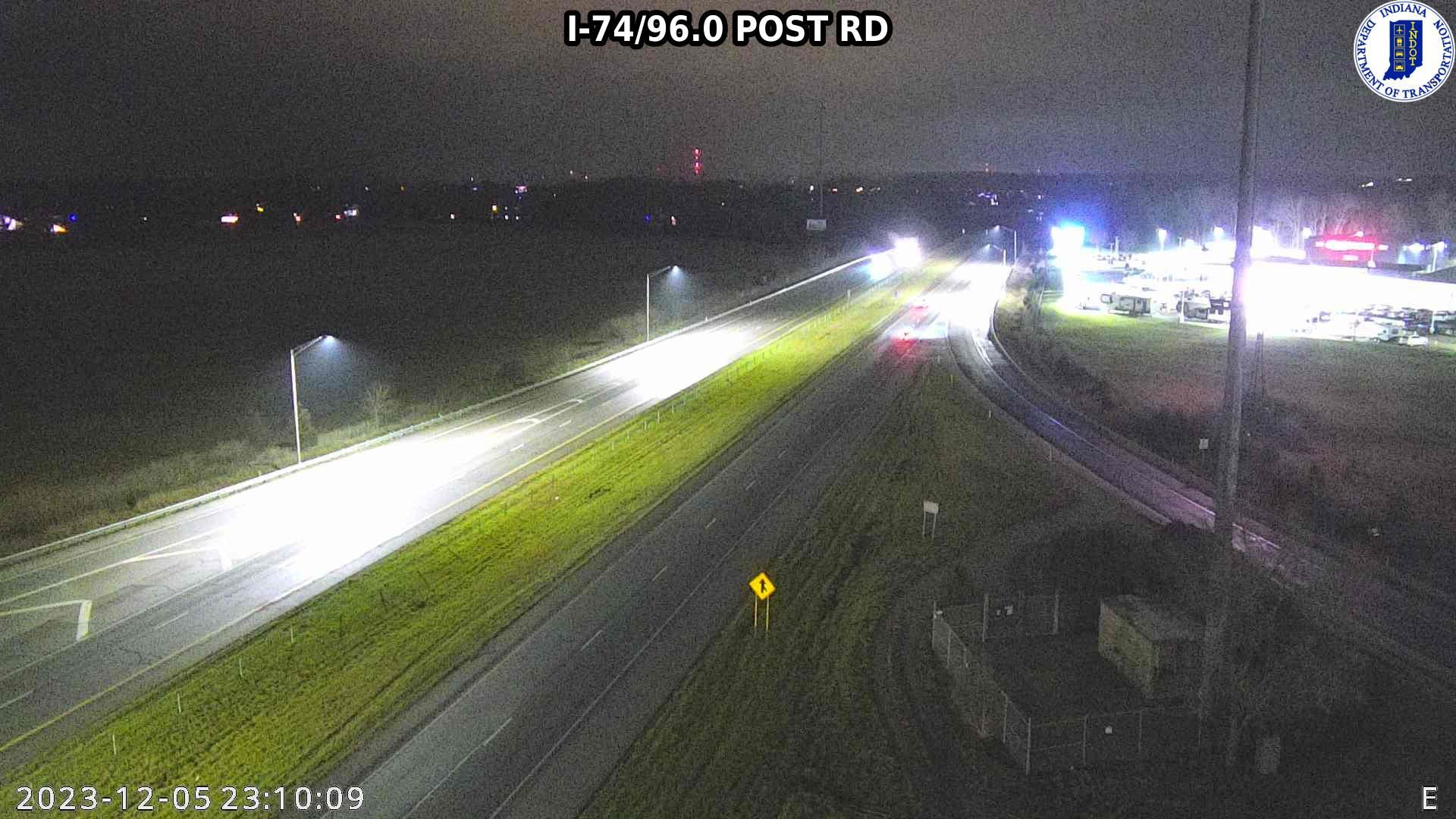 Traffic Cam Wanamaker: I-74: I-74/96.0 POST RD : I-74/96.0 POST RD