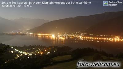 Zell am See: Kaprun - Blick zum Kitzsteinhorn und zur Schmittenhöhe