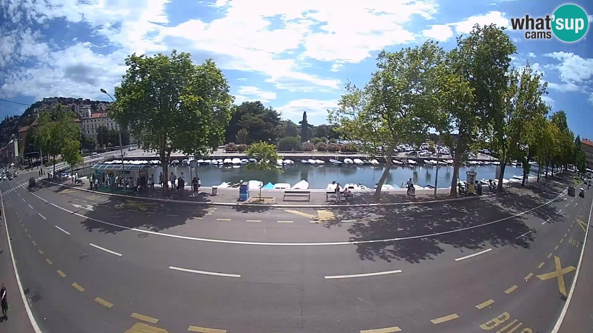 Rijeka: view of Trsat and Susak