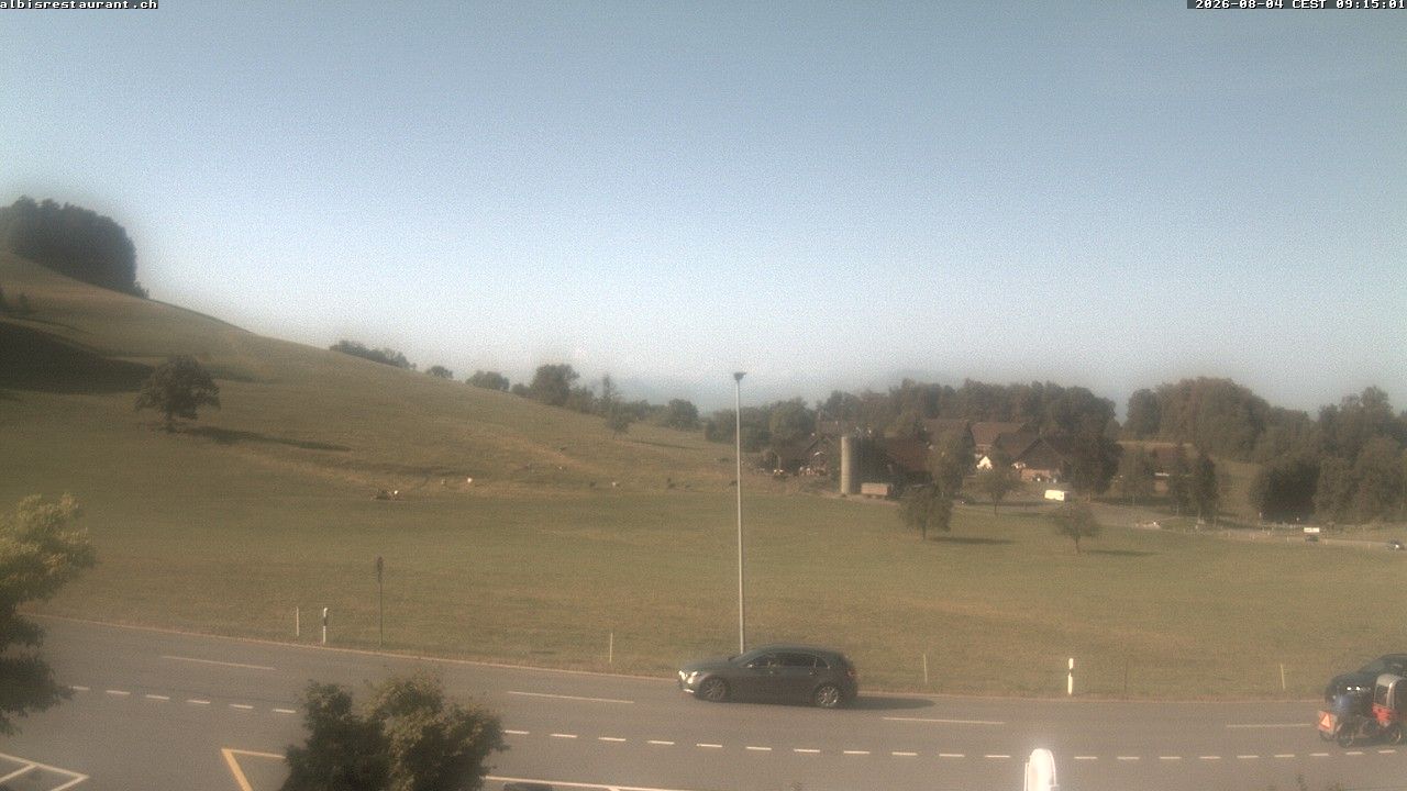 Langnau am Albis › Süden: Albis Pass - Schlittenhang mit Verpflegungsmöglichkeit - Albisstrasse