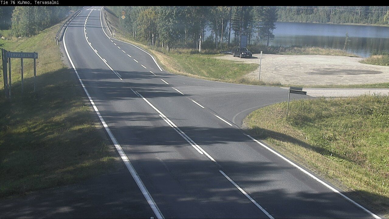 Traffic Cam Kuhmo: Tie - Tervasalmi - Kajaaniin