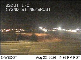 Traffic Cam Granite Falls: I-5 at MP 206: SR 531 Interchange
