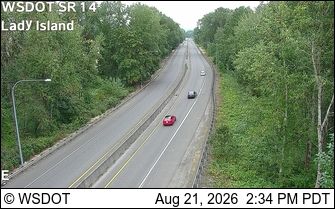 Traffic Cam Camas: SR 14 at MP 13.1: Lady Island