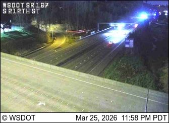 Traffic Cam Pacific: SR 167 at MP 22.4: S 212th St