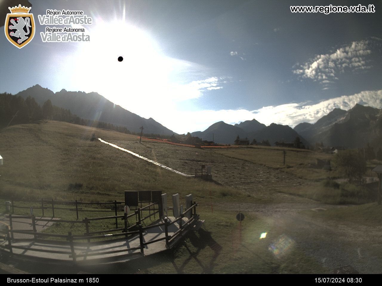 Traffic Cam Brusson › North: Estoul - Valle d’Aosta