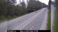Mill Bay > South: 16, Hwy 1 south of - Rd Overpass at the Bamberton Park Entrance, looking south - Current