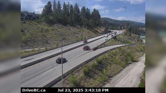 Traffic Cam Lake Country › North: Hwy 97, in - by Wood Lake, looking north