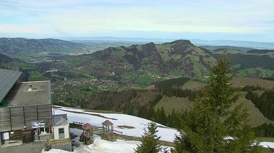 Val-de-Charmey: Vounetse - Vue de la vallée