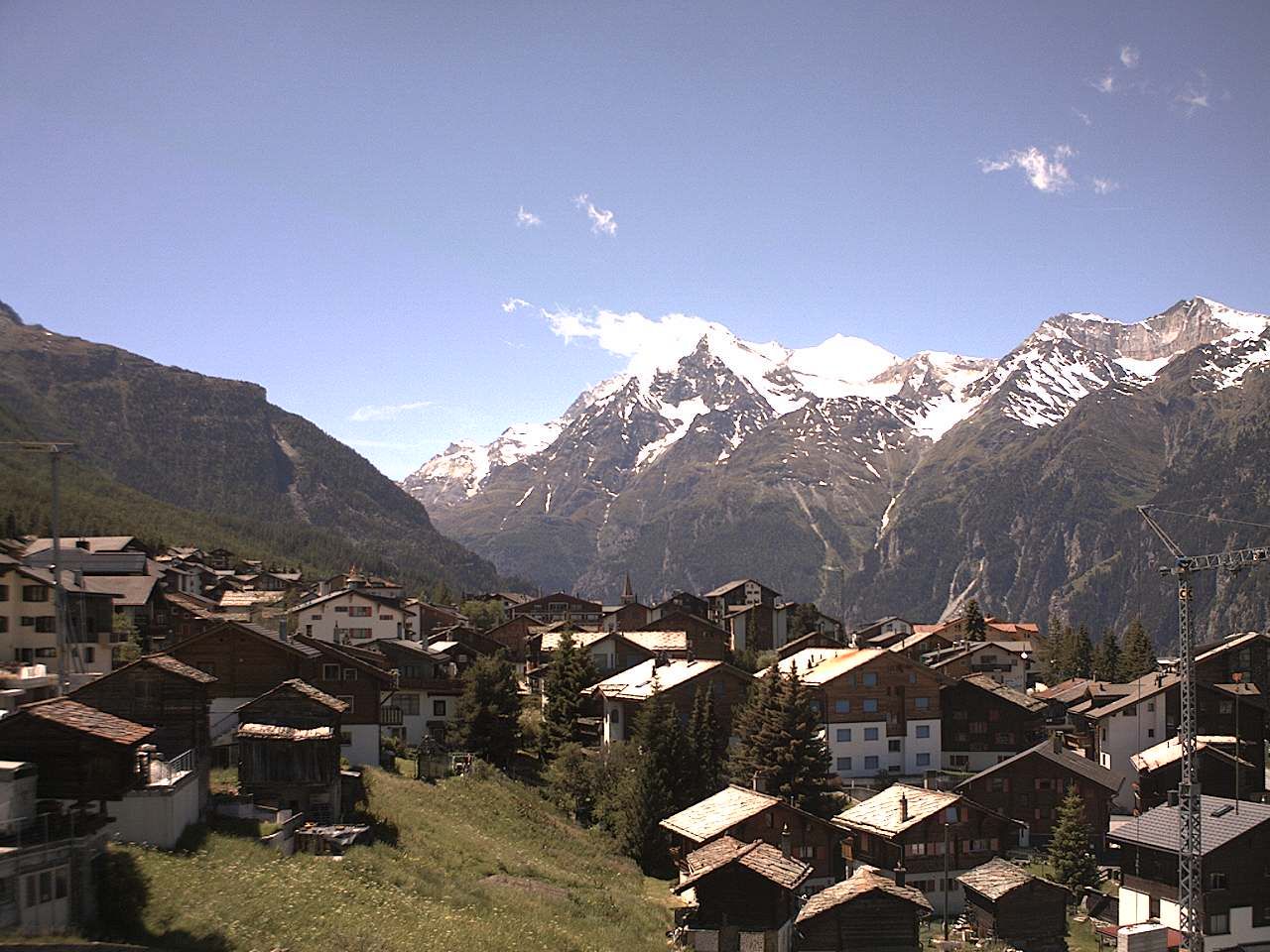 Grächen › Süden: Wallis, Schweiz: Weisshorn