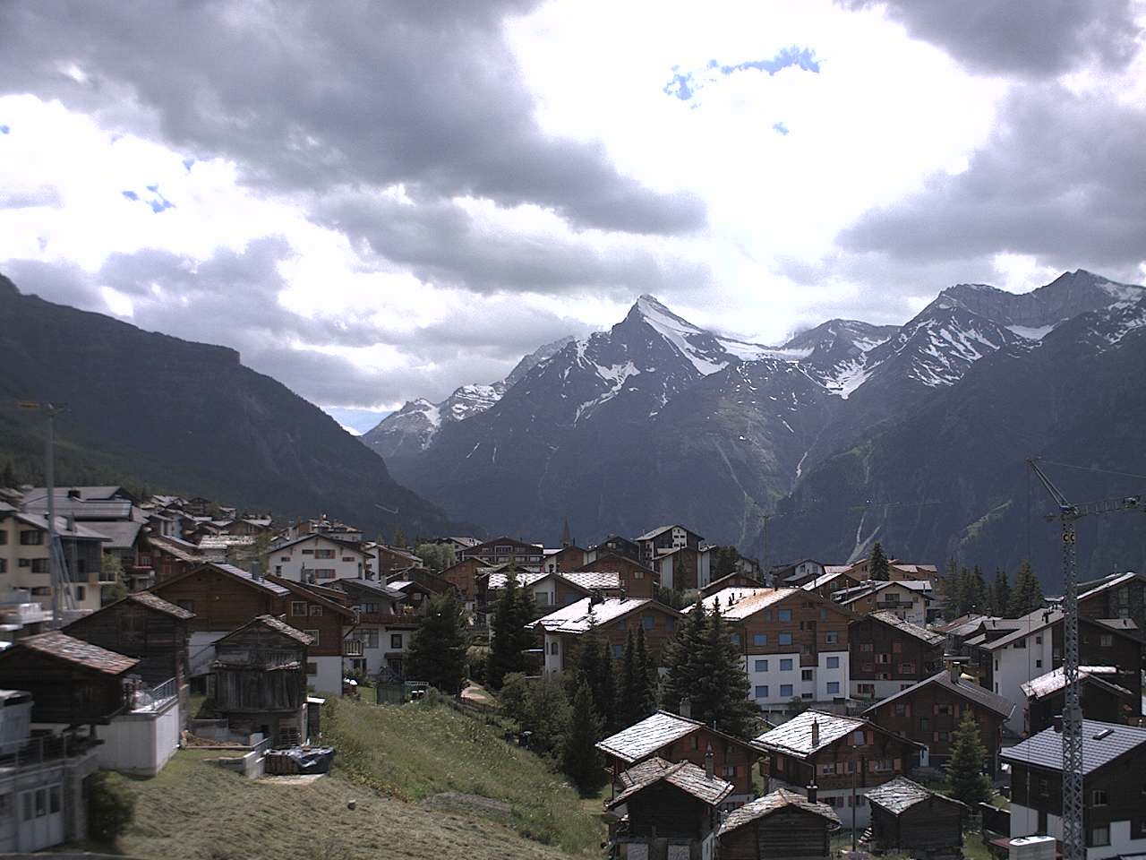 Grächen › Süden: Wallis, Schweiz: Weisshorn
