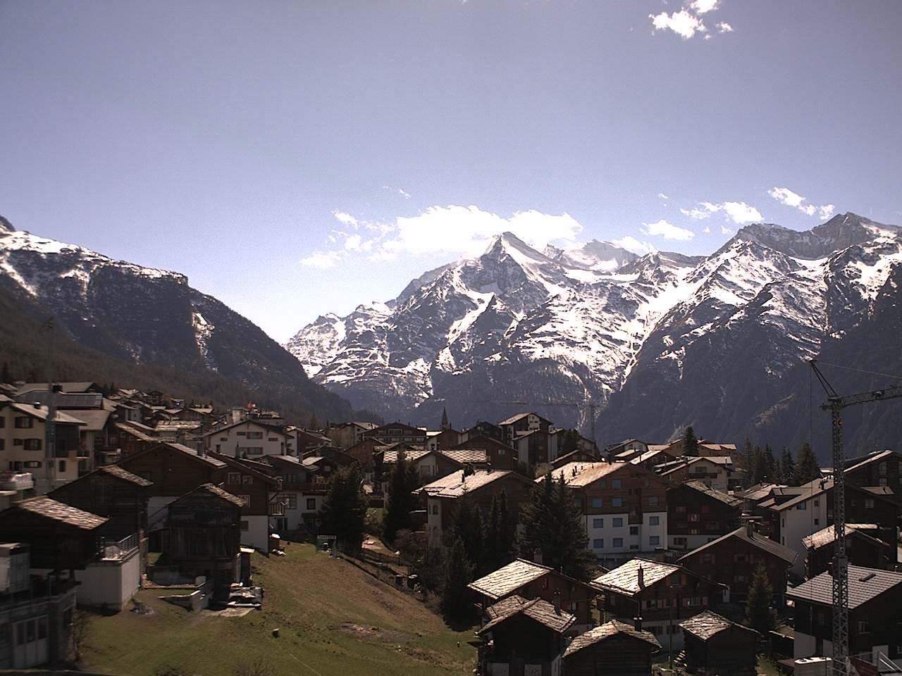 Grächen › Süden: Wallis, Schweiz: Weisshorn