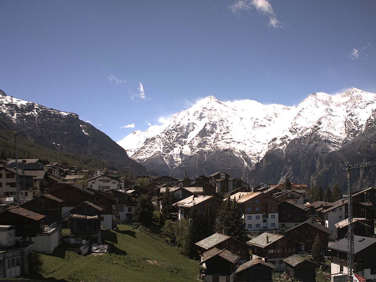 Grächen › Süden: Wallis, Schweiz: Weisshorn