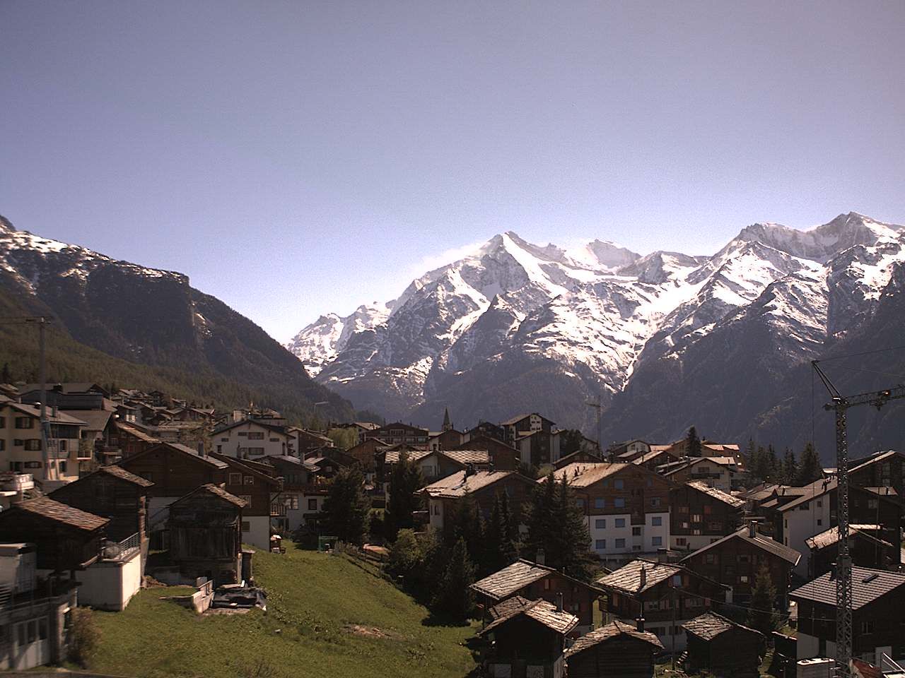 Grächen › Süden: Wallis, Schweiz: Weisshorn