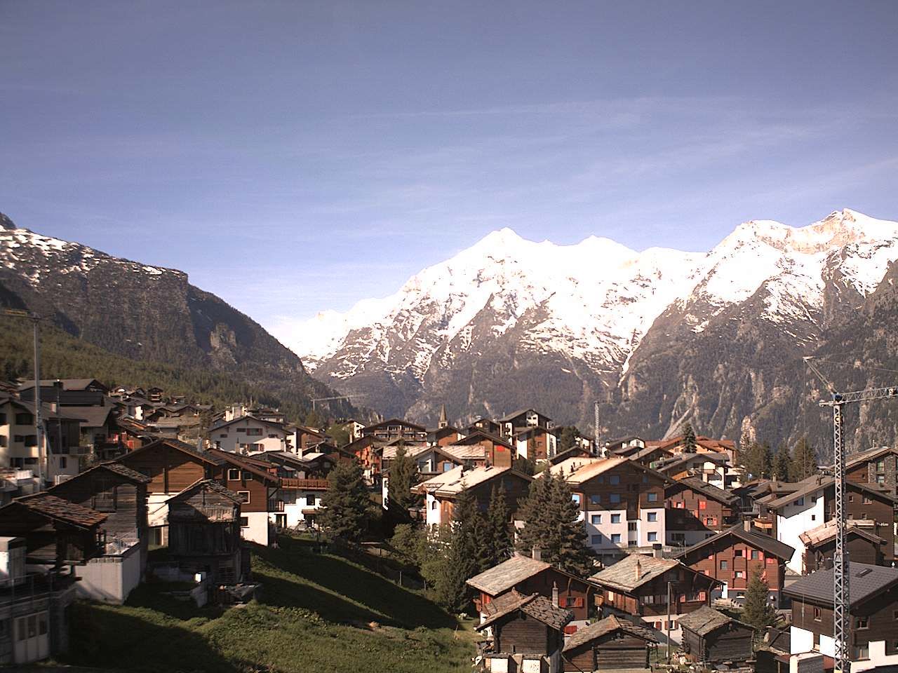 Grächen › Süden: Wallis, Schweiz: Weisshorn