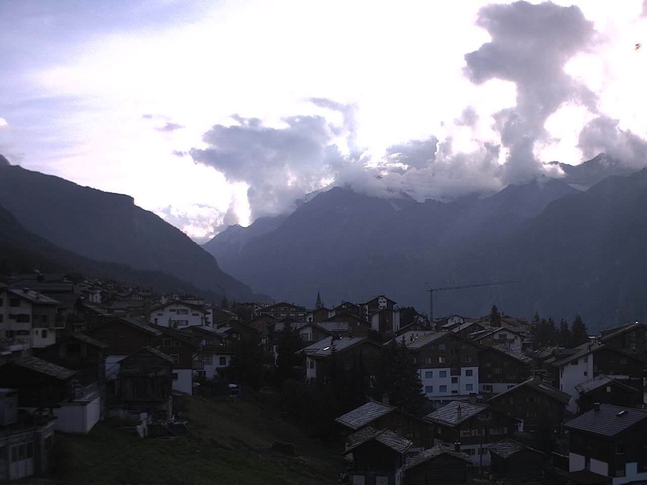 Grächen › Süden: Wallis, Schweiz: Weisshorn