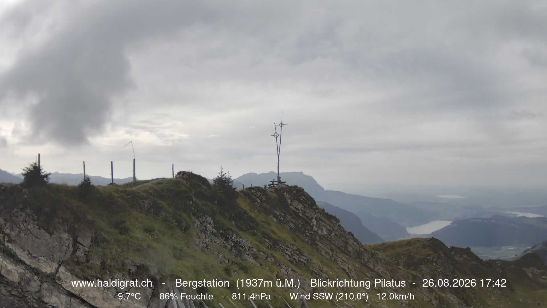 Traffic Cam Wolfenschiessen: Haldigrat - Mount Pilatus