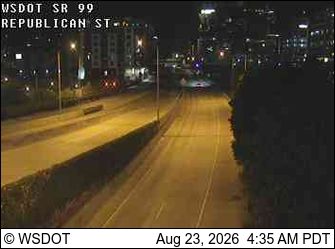 Traffic Cam Seattle: SR 99 at MP 32.8: Republican St