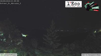 immagine della webcam nei dintorni di Pizzoferrato: webcam Schiavi di Abruzzo