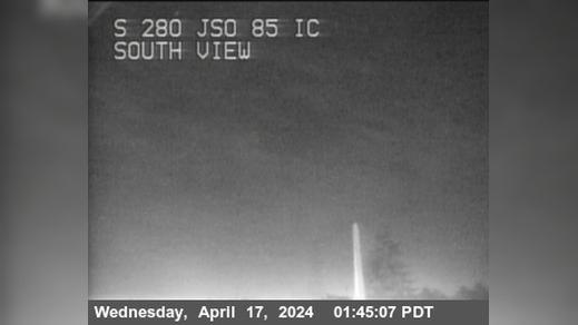 Traffic Cam Sunnyvale › South: TVC43 -- I-280 : Just South Of SR-85