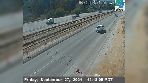 Traffic Cam La Selva Beach › North: SR-1 : South of Mar Monte Ave